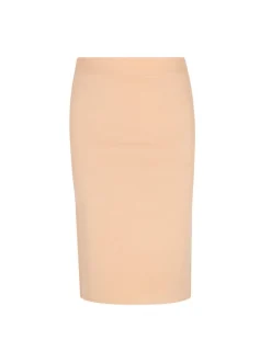 Faina Damen Rock in beige - Länge: mittel