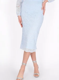 Faina Damen Rock in blau