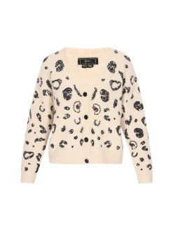 Faina Damen Strickjacke in beige