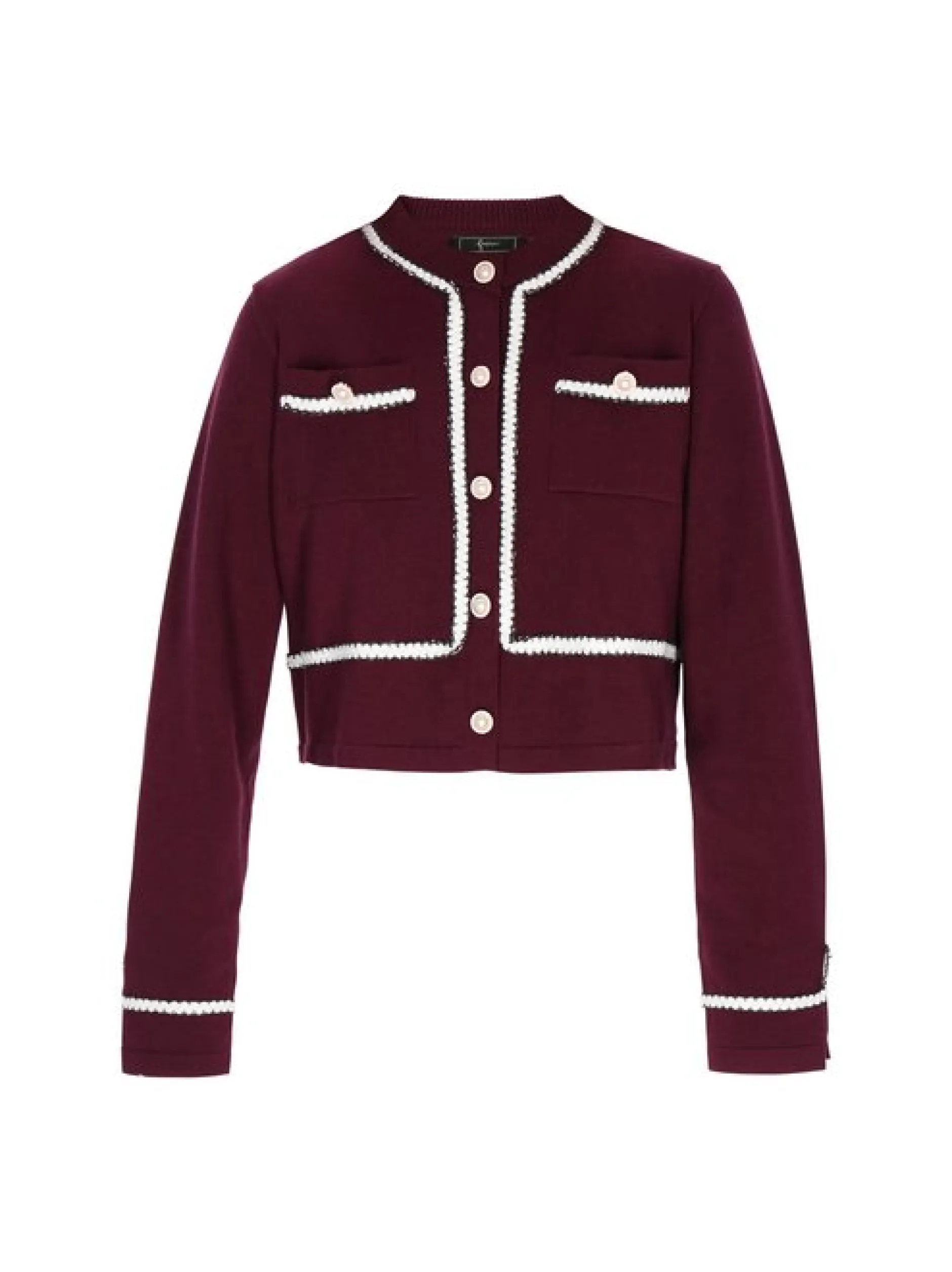 Faina Damen Strickjacke in bordeaux