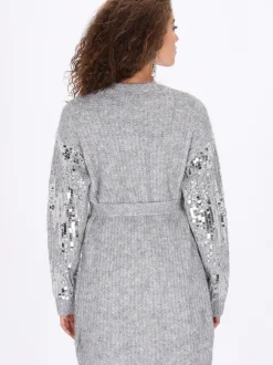 Faina Damen Strickjacke in grau