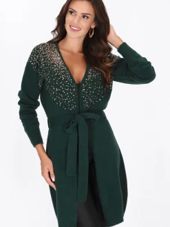 Faina Damen Strickjacke in grün