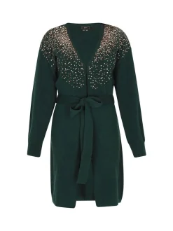 Faina Damen Strickjacke in grün