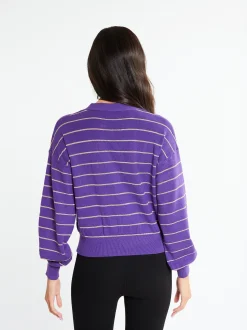 Faina Damen Strickjacke in lila