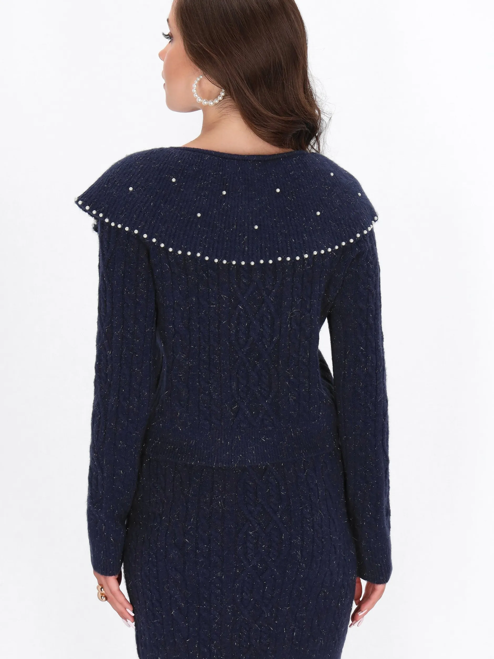 Faina Damen Strickjacke in marine
