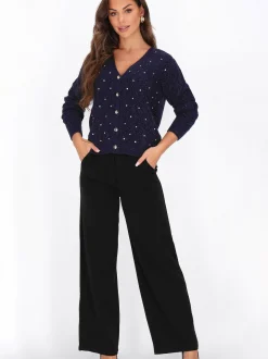 Faina Damen Strickjacke in marine