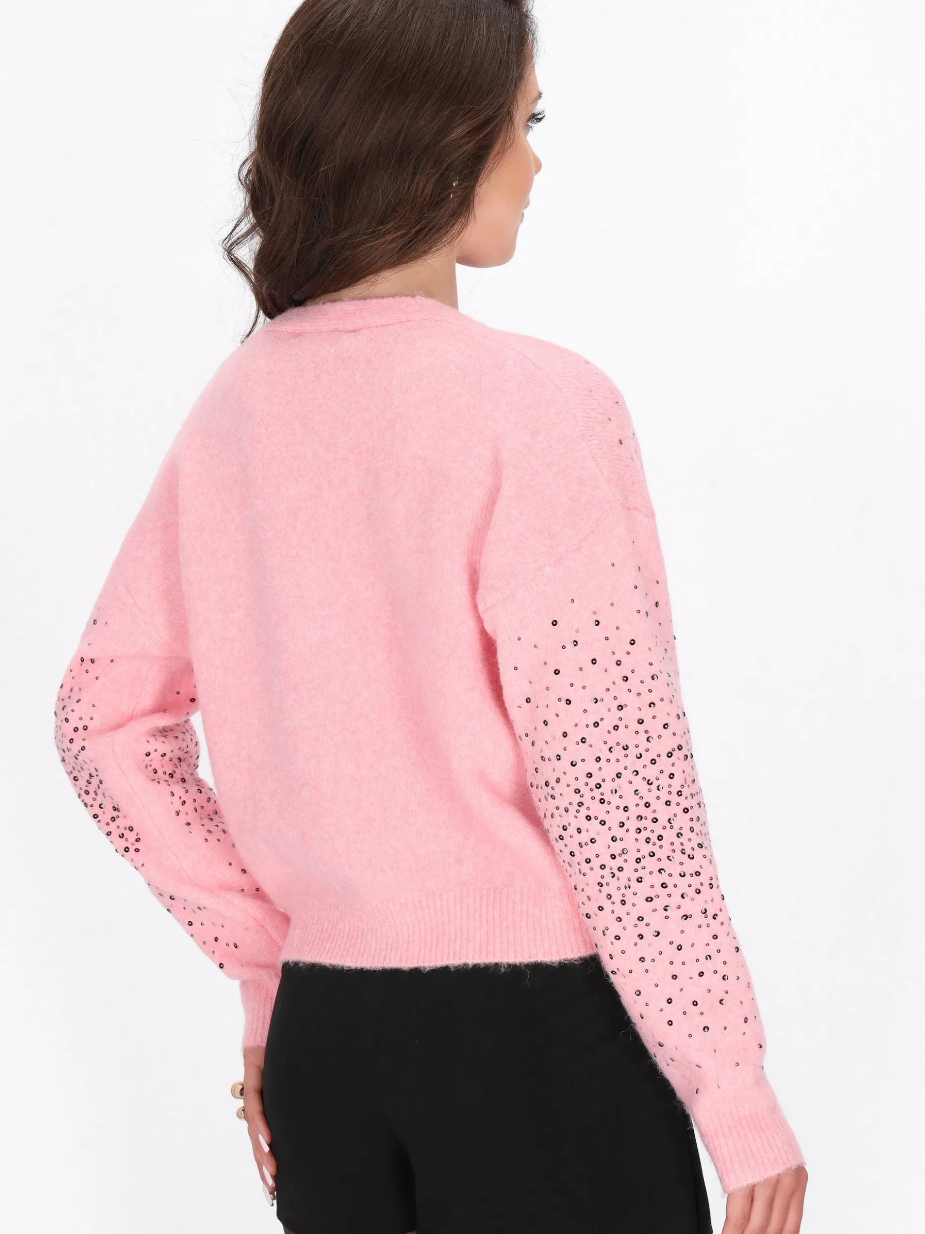Faina Damen Strickjacke in rosa