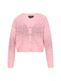 Faina Damen Strickjacke in rosa