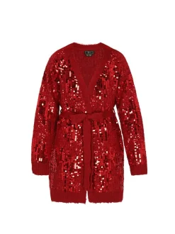Faina Damen Strickjacke in rot