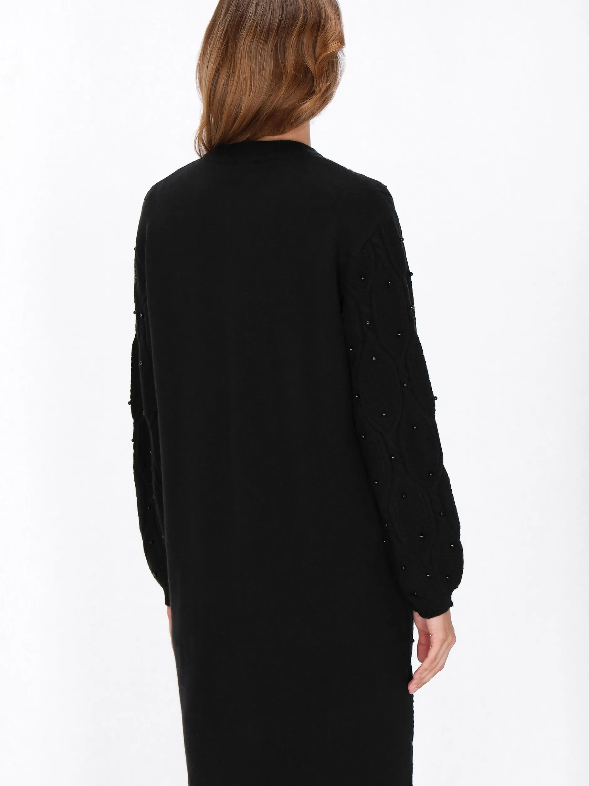 Faina Damen Strickjacke in schwarz
