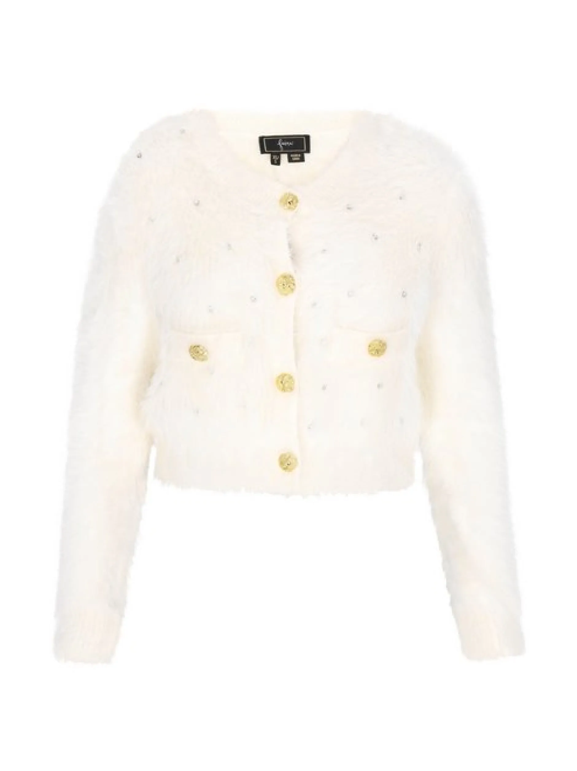 Faina Damen Strickjacke in weiß