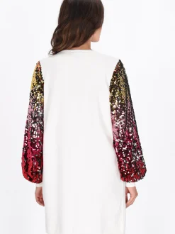 Faina Damen Strickjacke in weiß