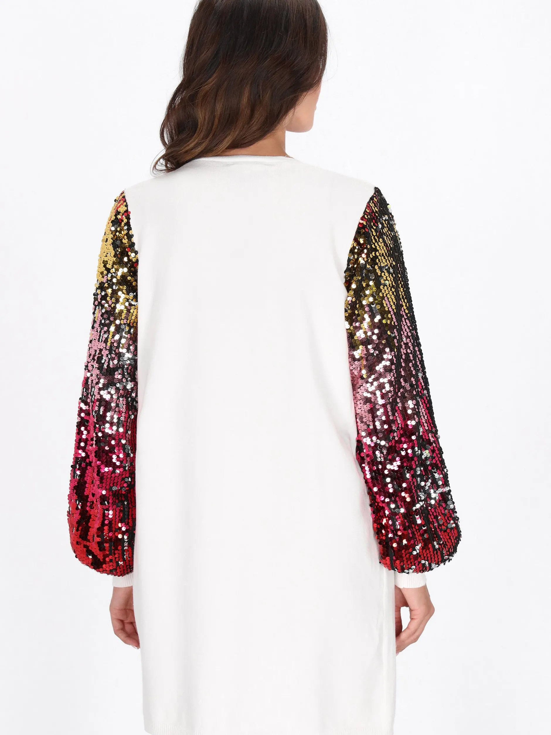 Faina Damen Strickjacke in weiß