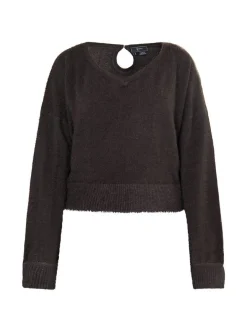 Faina Damen Strickpullover in braun