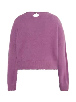 Faina Damen Strickpullover in lila