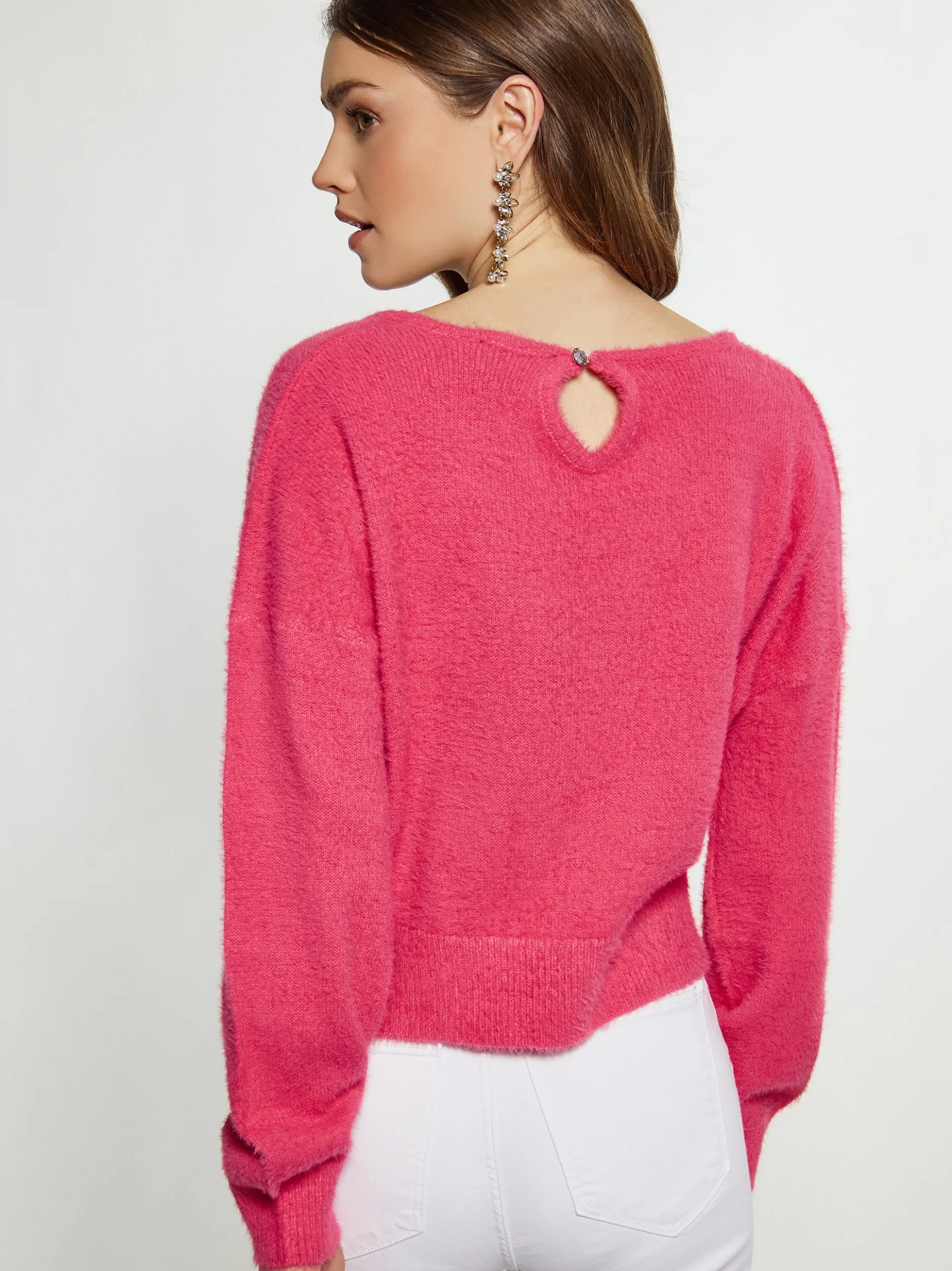 Faina Damen Strickpullover in pink