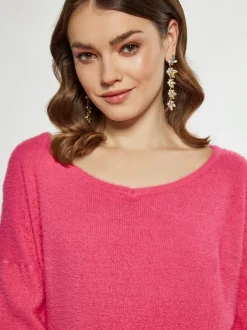 Faina Damen Strickpullover in pink