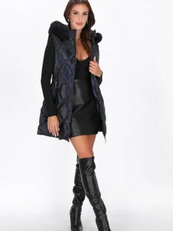 Faina Damen Weste in marine