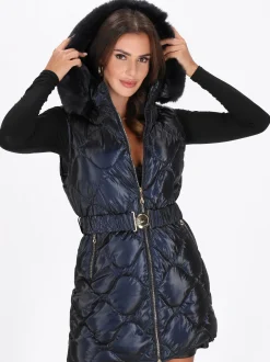 Faina Damen Weste in marine
