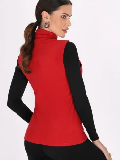 Faina Damen Weste in rot