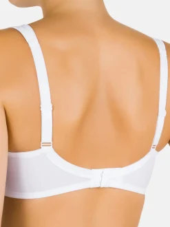 Felina Damen BH ohne Bügel Pure Balance in weiß