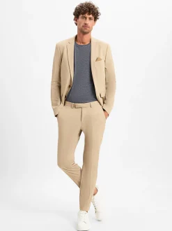 Finshley & Harding Herren Baukasten-Hose in beige