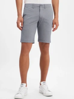 Finshley & Harding Herren Bermuda - Dylan in grau weiß