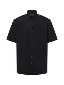 Finshley & Harding Herren Businesshemd - Easy Care in schwarz