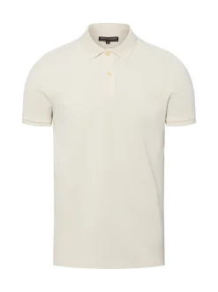 Finshley & Harding Herren Poloshirt in ecru