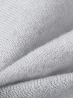 Finshley & Harding Herren Pullover mit Cashmere-Anteil in hellgrau