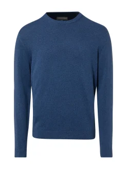 Finshley & Harding Herren Pullover mit Cashmere-Anteil in indigo
