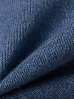 Finshley & Harding Herren Pullover mit Cashmere-Anteil in indigo