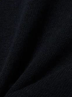 Finshley & Harding Herren Pullover mit Cashmere-Anteil in schwarz