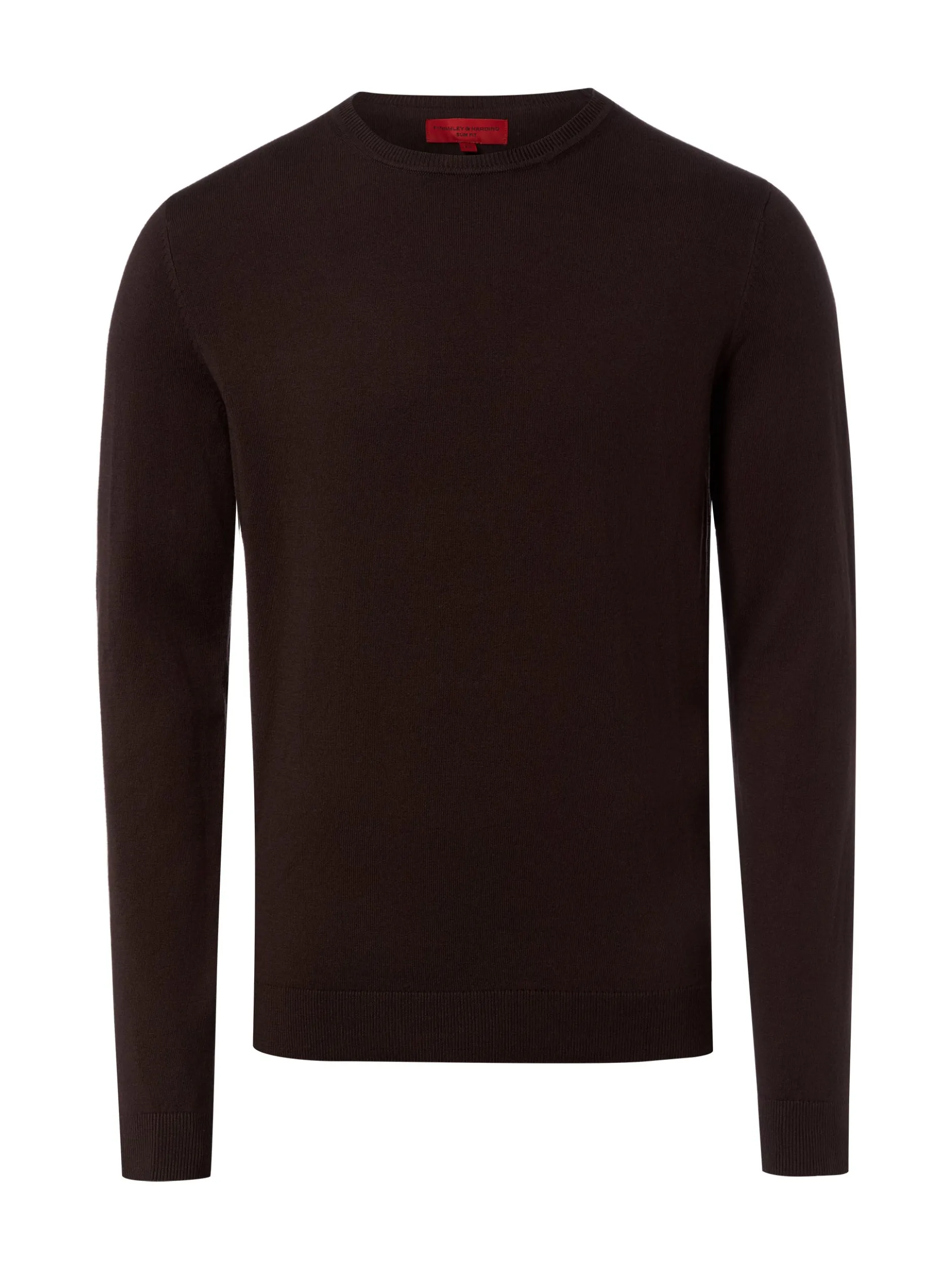 Finshley & Harding Herren Strickpullover in schoko