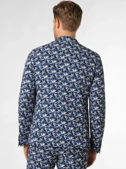 Finshley & Harding London Herren Baukasten-Sakko in marine weiß