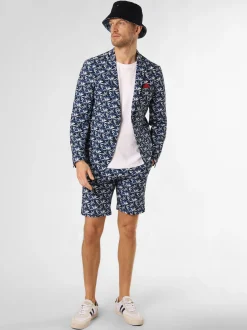 Finshley & Harding London Herren Baukasten-Sakko in marine weiß