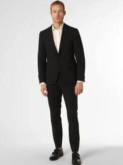 Finshley & Harding London Herren Anzug - Brixdon/Hoxdon in schwarz