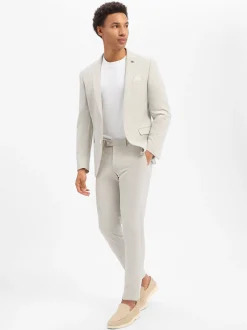 Finshley & Harding London Herren Baukasten-Anzughose in melange