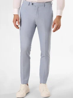 Finshley & Harding London Herren Baukasten-Hose - Hoxdon in hellblau