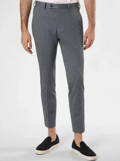 Finshley & Harding London Herren Baukasten-Hose - Hoxdon in marine