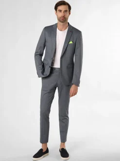 Finshley & Harding London Herren Baukasten-Hose - Hoxdon in marine