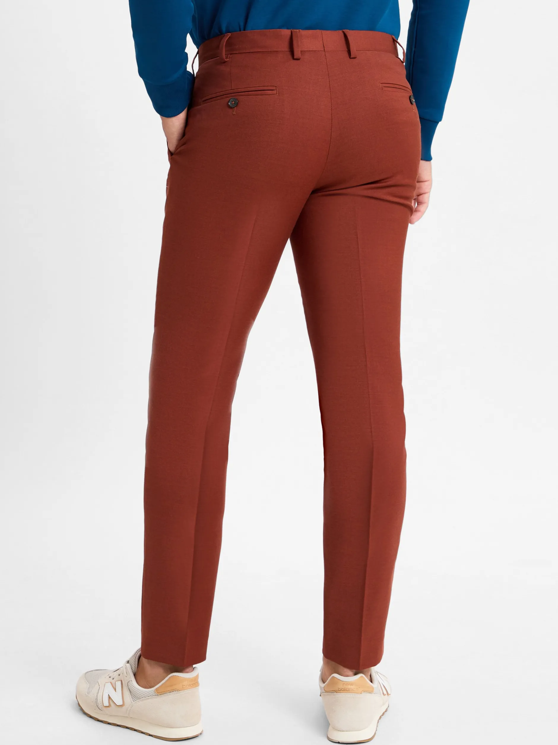 Finshley & Harding London Herren Baukasten-Hose - Hoxdon in terra
