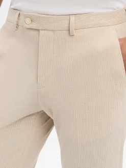 Finshley & Harding London Herren Baukasten-Hose in beige