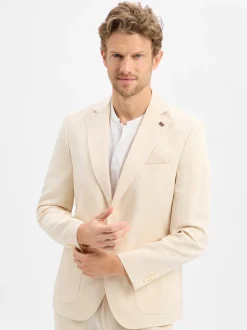 Finshley & Harding London Herren Baukasten-Sakko - Brick in beige