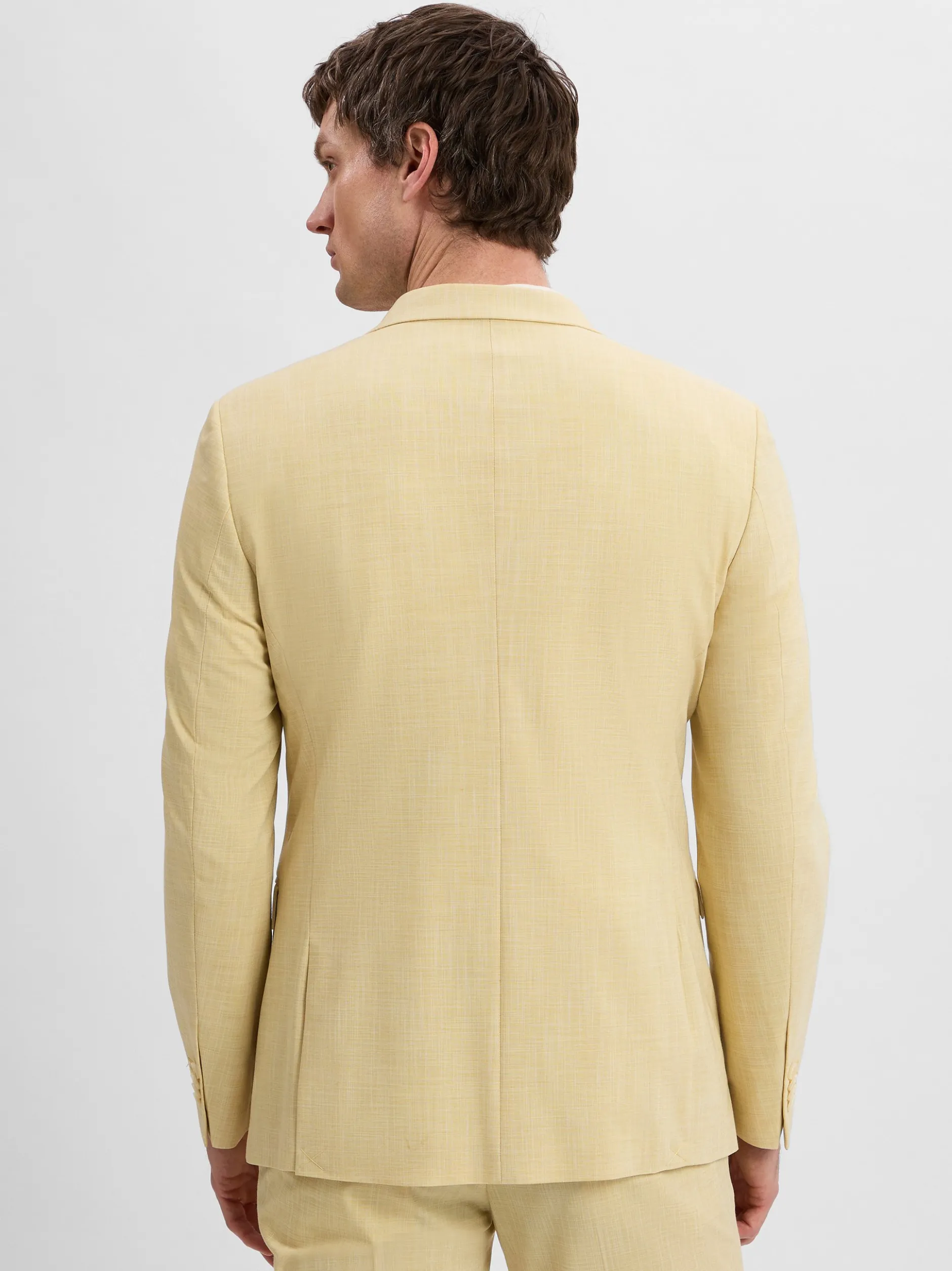 Finshley & Harding London Herren Baukastensakko - Brixdon in gelb