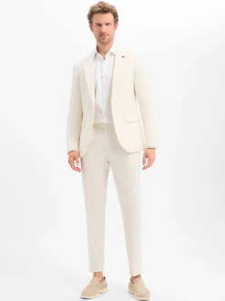 Finshley & Harding London Herren Baukasten-Sakko in ecru