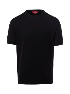 Finshley & Harding London Herren Strick-Shirt in marine