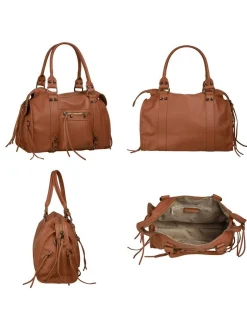forty° Damen Shopper in cognac