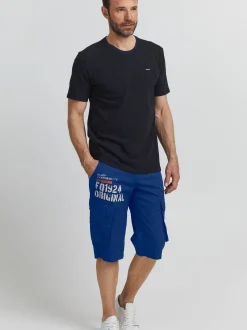 FQ1924 Herren Cargoshorts - FQMael in blau
