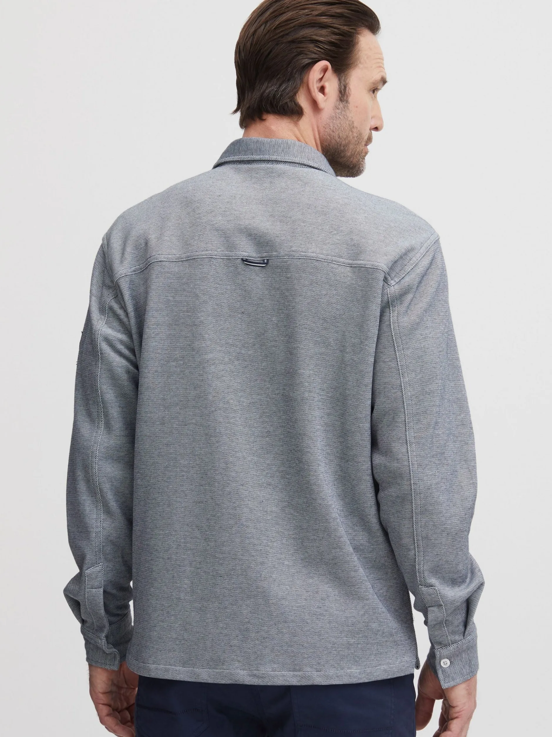 FQ1924 Herren Hemdjacke - FQOliver in blau